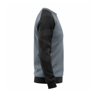 Sweat-shirt chaud pour homme en coton mélangé avec doublure épaisse, parfait pour l'entraînement en plein air et la mode hivernale. - Product Image 4