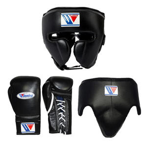 Guantes de Boxeo de Cuero Vacuno con Logotipo Personalizado de Alta Calidad y Diseño Profesional, Incluye Protectores de Cabeza y Entrepierna de 8oz, Venta al Por Mayor - Product Image 1
