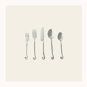 Elegante juego de cubiertos de acero inoxidable pulido plateado hecho a mano Royal Vintage Design Royal Cubiertos Resina Esmalte Mango Uso escolar - Product Image 5