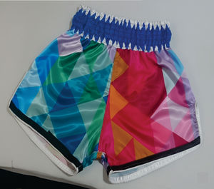 Shorts de plage amples pour hommes, imprimé métallique brillant, polyester, taille à cordon de serrage, pantalon de sport décontracté pour les vacances d'été, vêtements de bain - Product Image 3