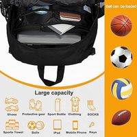 Sac à dos tactique Goloni imperméable et résistant aux déchirures pour football et basketball, compartiments pour ballons et chaussures, capacité 30-40L, très durable
