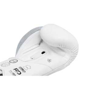 Gants de boxe personnalisés Aurora en cuir PU, équipement d'entraînement avec poignets lacés, logo personnalisé en PVC pour le sport - Product Image 1