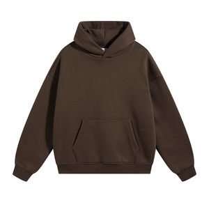 Custom Logo Printing <b>Oversized</b> <b>Hoodie</b> Casual 100% Cotton <b>Long</b> Sleeve Drop Shoulder <b>Hoodie</b> For Unisex - Product Image 6