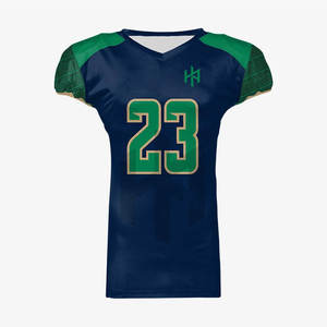 Camiseta de fútbol americano transpirable de secado rápido de alta calidad para hombre, temporada de verano, manga corta, talla grande, conjuntos de fútbol americano - Product Image 1