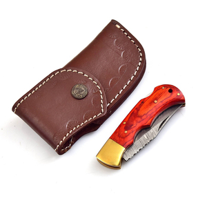 Cuchillo de cocina de hoja fija de acero de Damasco con mango de madera personalizado Grado industrial duradero 12 pulgadas de longitud Garantía de 3 años - Product Image 4