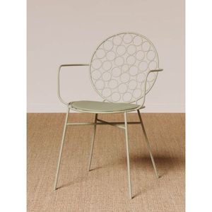 Chaise de salle à manger en métal de conception simple meubles de maison d'intérieur modernes enduits de poudre finis pour les meubles de salon et de chambre à coucher - Product Image 2