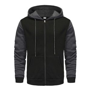 Sudaderas con capucha y cremallera de diseño personalizado al por mayor, con etiquetas de cuello desprendibles para una fácil rebranding, disponibles en una variedad de colores - Product Image 2