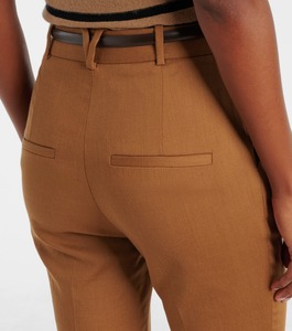 Pantalones Deportivos Premium para Mujer, Cintura Media Elástica, Corte Acampanado, 100% Algodón, Ecológicos, Transpirables, para Yoga, Verano, Decoración con Encaje, ODM - Product Image 3