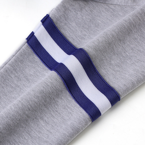 Zeta Phi Beta Winter Grey 1920 Chenille Crewneck <b>Sweatshirt</b> | Unisex Eco-Friendly Greek Embroidered Logo Pullover Blue <b>White</b> - Product Image 5