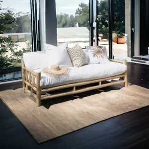 Ensemble de meubles d'extérieur en bambou écologique fait à la main pour canapés de patio et de jardin avec coussins prix en vrac matériau bois salon - Product Image 4