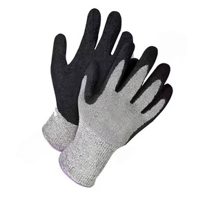 Gants en tricot HPPE sans couture gris avec résistance aux coupures et résistance à l'abrasion - Product Image 2