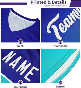 Uniforme de maillot de basket-ball en polyester de sublimation pour jeunes au design personnalisé - Product Image 6