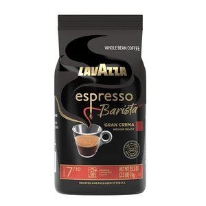 กาแฟลาวาซซ่า เอสเพรสโซ บาริสต้า กรานเครมา เมล็ดกาแฟคั่วกลาง บรรจุถุง 2.2 ปอนด์ (35.2 ออนซ์) - Product Image 1