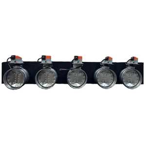 Plenum de Espuma de Poliuretano Flexible Lindab de 5 Zonas con Amortiguadores Motorizados de 160 o 200 mm, Conexión VMC Lateral para Sistemas HVAC - Product Image 4