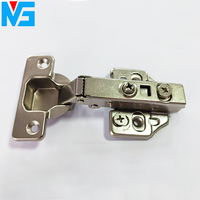 Charnières de porte d'armoire à fermeture amortie 3D hydrauliques Meisu, prix usine, en acier laminé à froid nickelé pour cuisine