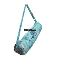 Sac de rangement pour tapis de yoga de Bohème en coton écologique fait à la main avec design pliant pour la salle de sport et le yoga