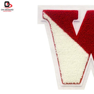 New Arrival Custom Varsity <b>Patches</b> Embroidered Fabric Applique For Jackets Hoodies Sweatshirts <b>Bags</b> And Fashion Apparel - Product Image 6