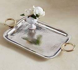 Polished Metal Chocolate <b>Tray</b> With <b>Mirror</b> Finished Great For Stylish Gifting And Tabletop Serving - Product Image 2