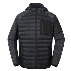 Vestes et manteaux personnalisés de haute qualité pour hommes nouveau design de manteau en duvet chaud de couleur unie veste polaire pour hommes - Product Image 3