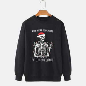 OEM personalizado 100% algodón estilo coreano de gran tamaño gota hombro pulóver sudadera Jumper para hombres cuello simulado sólido Invierno en Blanco - Product Image 3