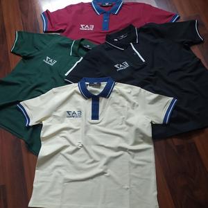 เสื้อผ้าฝ้ายบังคลาเทศสำหรับผู้ชาย สไตล์กอล์ฟ ดีไซน์กระดุมและซิป คอเสื้อแบบพิเศษ แขนสั้น ผ้าปิเก้ ชุดชั้นใน หลายสี - Product Image 2