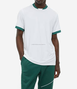 Camiseta personalizada de corte regular Hip Hop de lona transpirable antiarrugas para hombre 100% algodón pesado de talla grande - Product Image 4