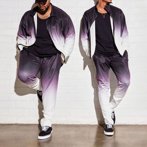 Nuevo Diseño OEM, Conjunto Deportivo Informal con Capucha de Forro Polar para Hombre, con Logotipo Personalizado, Ropa Deportiva, Conjunto de Jogger Transpirable, Talla Grande - Product Image 4