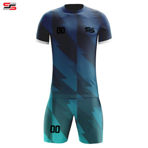 Kit de fútbol personalizado para adultos, uniforme de camiseta de fútbol, nuevo modelo personalizado 100% poliéster, tela de secado rápido y absorbe la humedad - Product Image 3