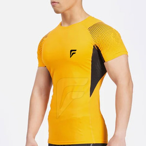 Meilleurs T-shirts de sport pour hommes en polyester/nylon, séchage rapide et respirant, style urbain, en vente en ligne - Product Image 3