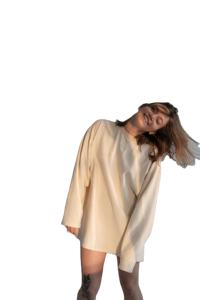 Pull-over long surdimensionné personnalisé pour hommes, sweat-shirt en tissu tissé de haute qualité, vêtements de détente minimalistes et décontractés pour tous en hiver - Product Image 2