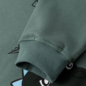 Diseñe su propio logotipo personalizado Hombres Sudaderas Venta al por mayor Multi colores Otoño Desgaste O Cuello Impreso Adultos Transpirable - Product Image 5