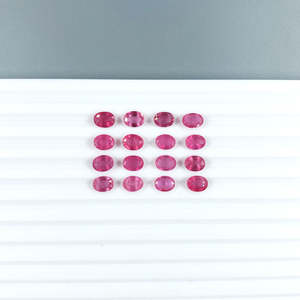 Rubis naturels du Mozambique, ovales calibrés 6x8mm et 7x9mm, taille coussin et poire émeraude, pierres précieuses de laboratoire en vrac, rouges et roses - Product Image 1