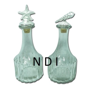 Botella de Perfume de vidrio de tendencia superior con tapa de Metal Accesorios cosméticos decorativos Uso de botella de Perfume de vidrio rojo de buena calidad - Product Image 2