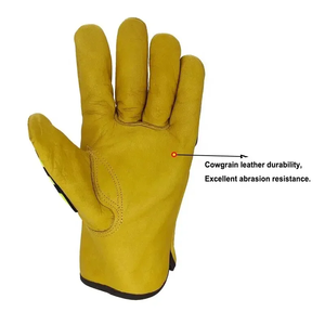Gants de mécanicien en cuir quantité minimale de commande bas TPR gants de mécanicien en cuir de boxe de qualité supérieure TPR dernière conception gants de mécanicien en cuir - Product Image 4