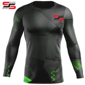 Personalizado BJJ Rash Guard sublimación Rash Guard ropa deportiva poliéster adultos personalizado sublimado hombres manga larga Rash Guard - Product Image 4