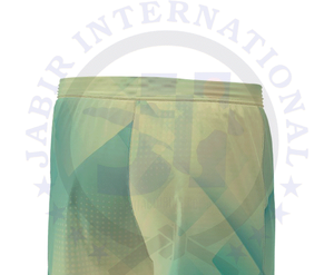 Pantalones cortos 100% poliéster satén secado rápido sublimación personalizada impresa cintura media elástica impermeable tejido de punto característica - Product Image 5