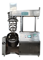 Machine à émulsionner les lotions cosmétiques par levage hydraulique sous vide 50L 100L, homogénéisateur de crème 7,5 kW 380V/220V, mélangeur