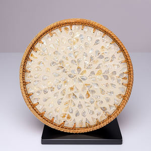 Precio de fábrica Bandeja de incrustaciones de nácar de Vietnam Bandeja de servicio ecológica decorativa hecha a mano para hotel-SM2005 - Product Image 4