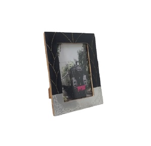 SCI Present Ultra Shine Wood & Resin Photo Frame Wedding Gifted Table Top Producto de la mejor calidad para uso en bodas Decoración del hogar - Product Image 1
