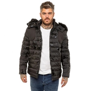 Veste d'hiver pour homme à capuche et fermeture éclair, style tendance, nouvelle arrivée, personnalisable, coupe-vent, imperméable, respirante - Product Image 1