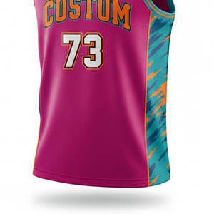 Uniforme de Baloncesto Personalizado Unisex, Camiseta Deportiva de Malla Transpirable Sublimada con Nombre, Número e Identidad del Equipo, Pantalones Cortos 100% - Product Image 4