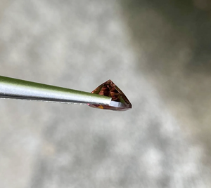 Tourmaline rose naturelle de forme ronde à facettes pierres précieuses en vrac couleur rouge anneaux collier boucles d'oreilles fabrication de bijoux 6mm - Product Image 3