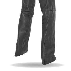 Chaps en cuir de haute qualité, imperméables, coupe-vent, pour l'hiver, avec vestes de moto en polyester légères, fabriquées en usine. - Product Image 6