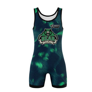 Concevez votre propre justaucorps de lutte personnalisé pour hommes, nouvelle arrivée, tissu doux, justaucorps de lutte pour l'entraînement - Product Image 1