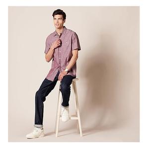 Vente en gros, service OEM, chemise de couleur unie pour homme, manches courtes, taille du pouls, le meilleur de la vente au Bangladesh, prix d'usine - Product Image 5