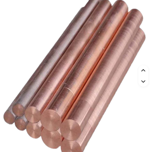Barre en cuivre massif 99,9 % Cuivre rouge C11000 C101 Prix au kg - Pour soudage, pliage, découpe - Product Image 1