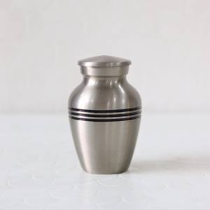 Bronze fini Mini jeton cendres urne petit souvenir commémoratif crémation pour les funérailles du bébé restes humains cendres funéraires - Product Image 3