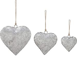 ชุดกระดิ่งโลหะรูปหัวใจ3ชิ้นสำหรับตกแต่งโรงนาในร่ม - Product Image 1