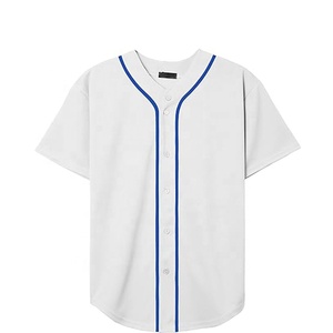 Maillot de baseball/softball respirant, séchage rapide, antibactérien, 100 % polyester, haute qualité, grandes tailles, logo personnalisé imprimé - Product Image 6
