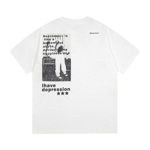 T-shirt en coton de haute qualité Logo personnalisé Classique Couleur unie Confortable Coupe ample Décontracté O-cou Design Personnage numérique - Product Image 2